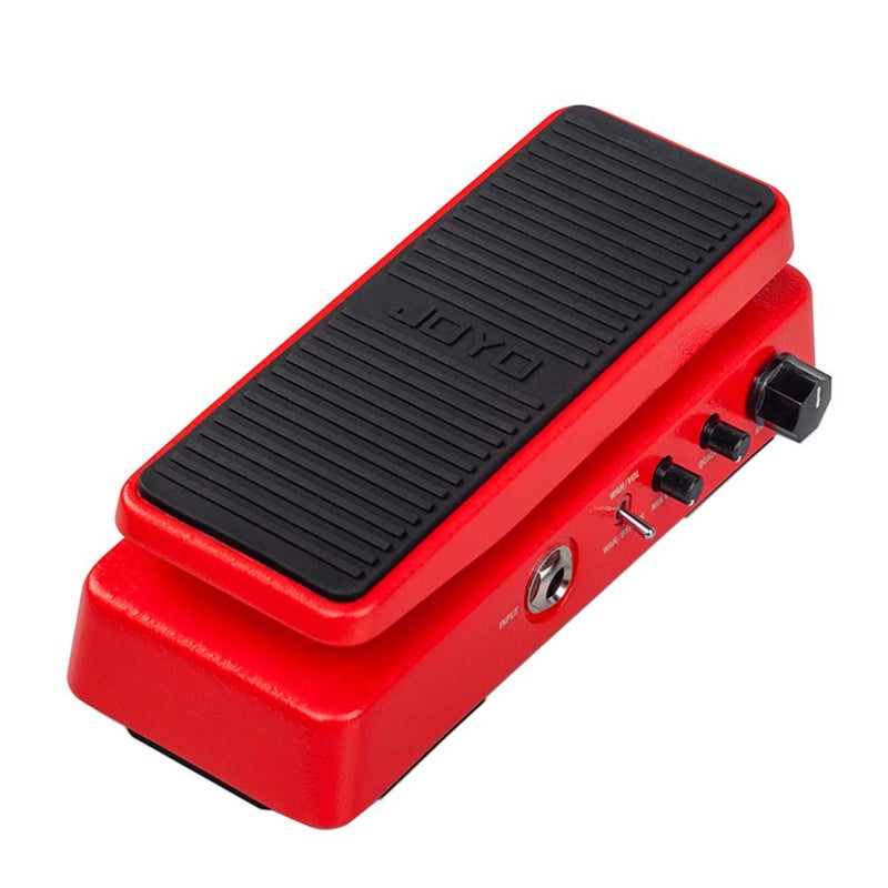 JOYO WAH-II Classic and Multifunctional WAH Pedal Featuring Wah-Wah/Volume Functions with WAHWAH Sound Quality Value knob (Red) - Image 1